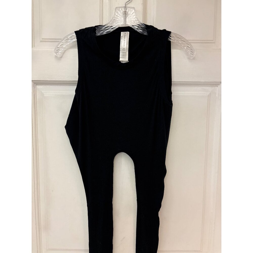 Fabletics Marissa Tie-Up Tank Black XS Sleeveless Wrap-Back Design